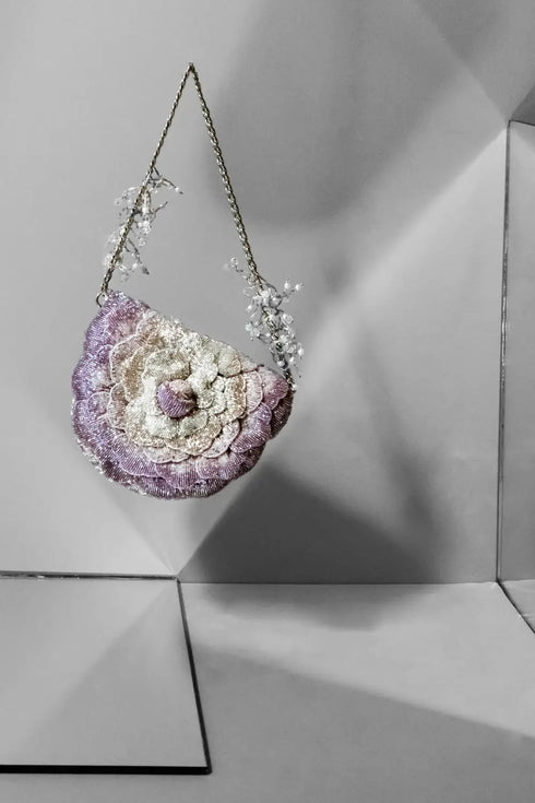 Coco Mini Beaded Sling- Lavender